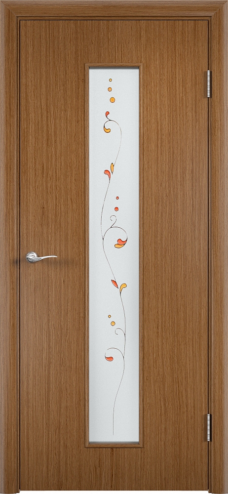 Полотна дверей С-21 Амелия, отделанные шпоном. Производитель Верда - Впечатляющее число вариантов цветов, остекления - Эффектные варианты фото.