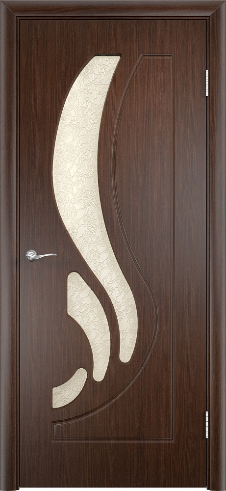 Полотна дверей Лиана, венге, с поверхностью ПолиВинилХлорид. Компания Верда - Проверенный модельный ряд моделей - Легкий выбор по фото.