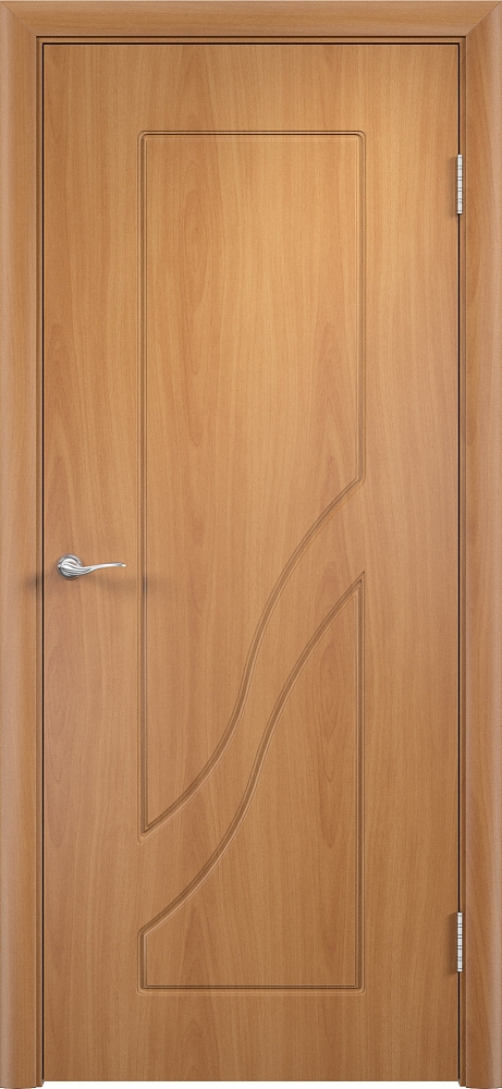 Полотна дверей Камила, миланский орех, с покрытием ПВХ. Компания Верда - Впечатляющее список вариантов элементов витражей, тонов - Практичные варианты фотографий.