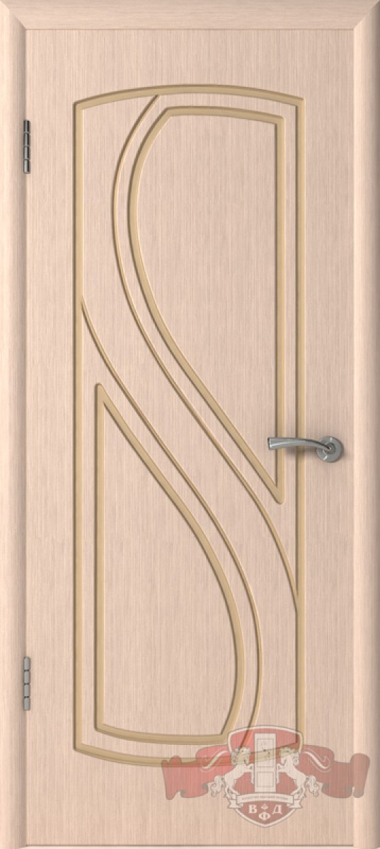 Модель дверей Грация 10ДГ5, беленый дуб, шпонированные. ВФД - Актуальный комплект моделей - прекрасные фотоизображения.