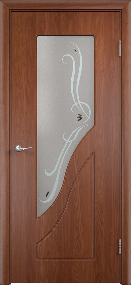 Двери - модель Камила, декорированные пленкой ПолиВинилХлорид. Верда - Впечатляющее число разаботок оттенков, остекления - Эффектные экземпляры изображений.